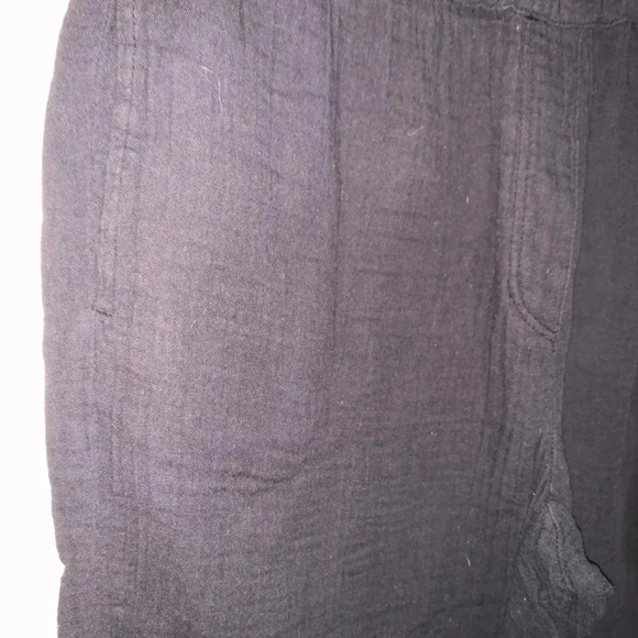 Xirena Black Textured Cropped Tapered Jogger Pants XS - Picture 5 of 11